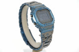 Pre-Owned G-Shock Full Metal Blue Camouflage GMWB5000TCF-2