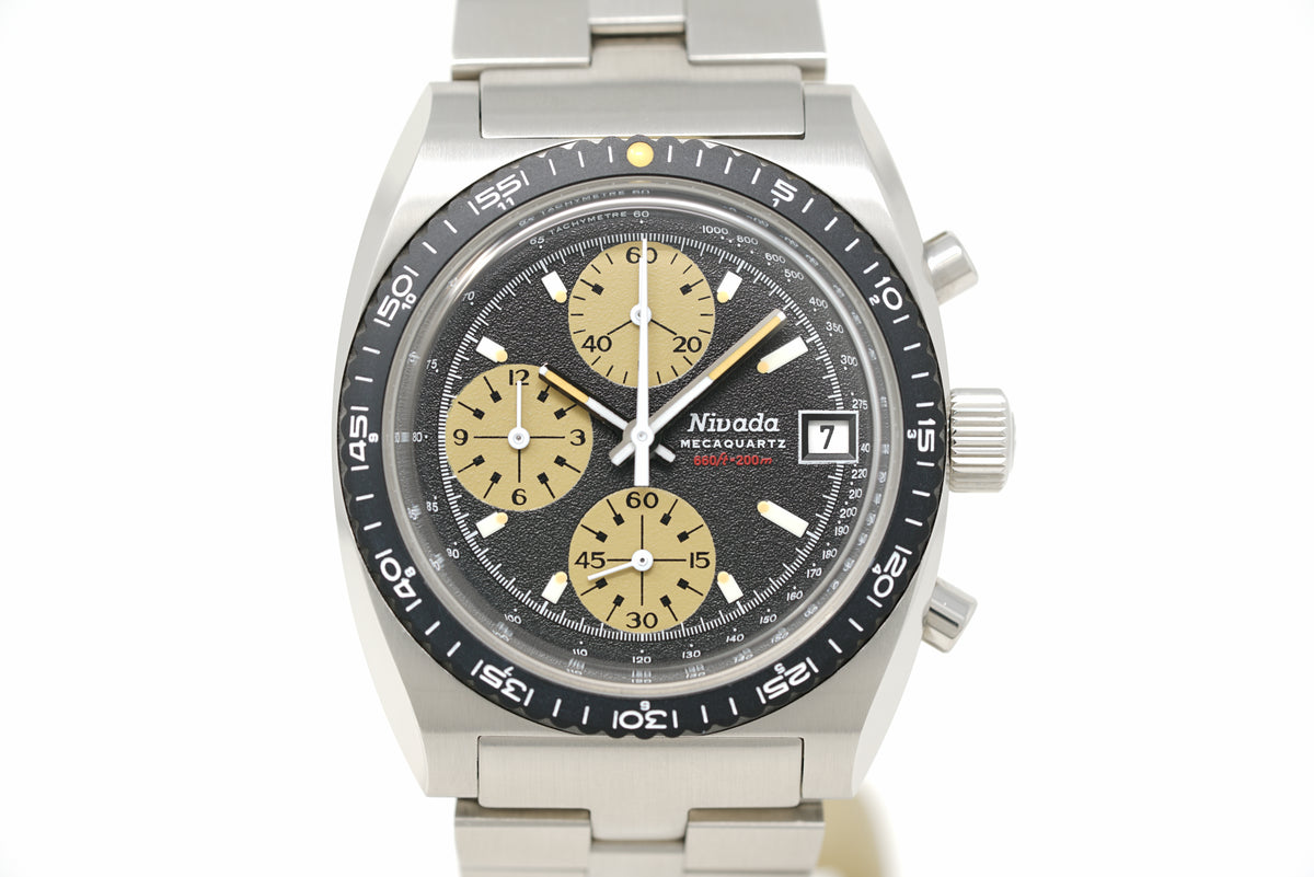 Pre-Owned Nivada Grenchen Autochron Meca-Quartz 77001Q45