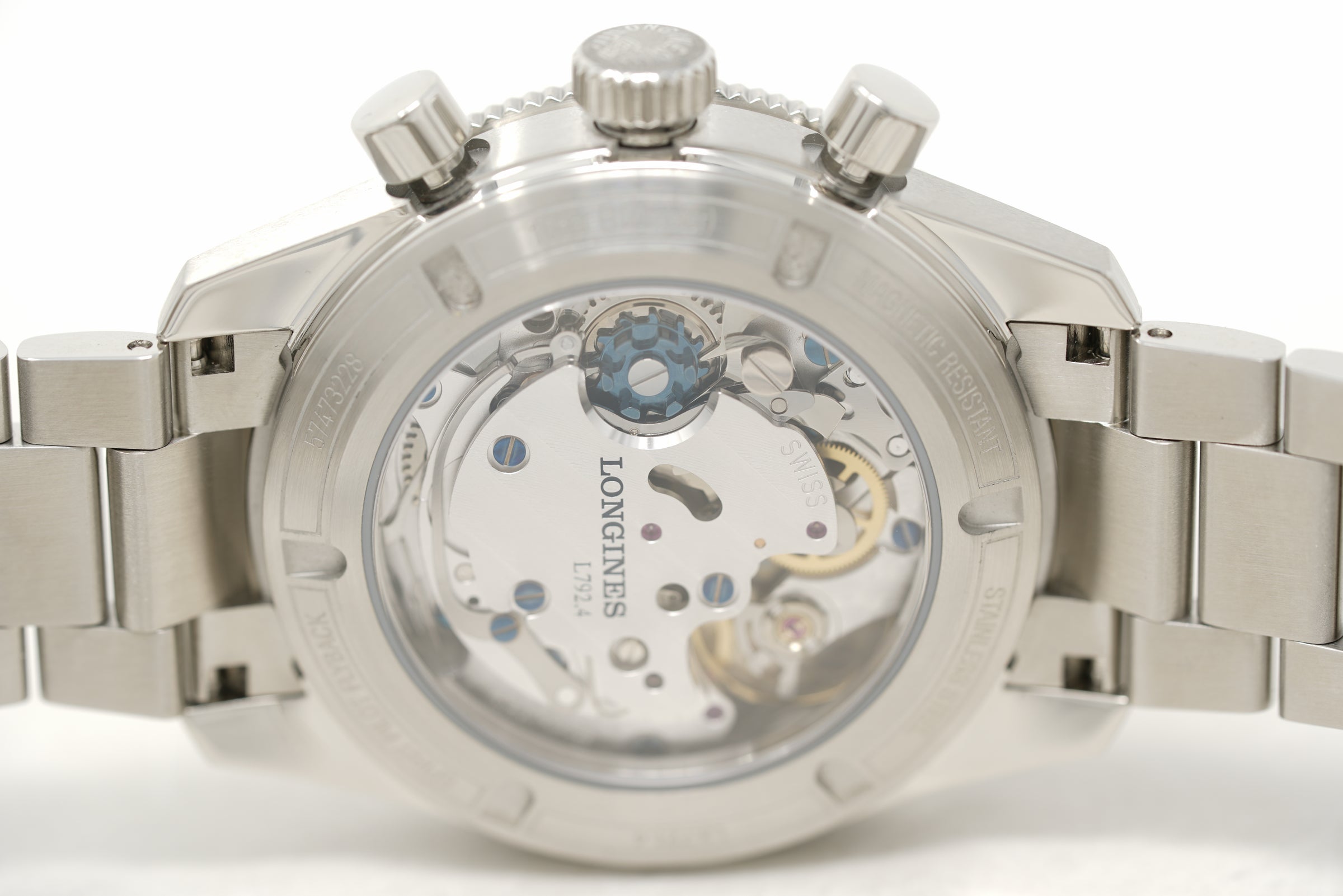 Pre-Owned Longines Spirit Pilot Flyback L3.721.4.53.6
