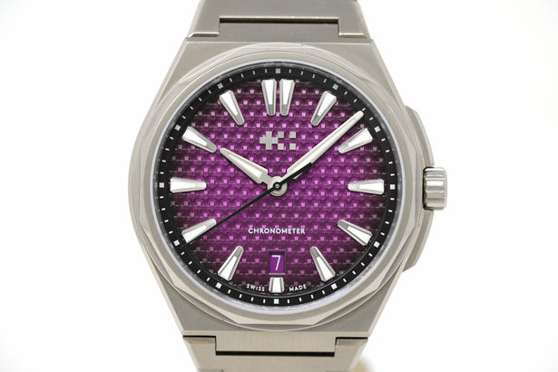 Pre-Owned Christopher Ward C12 The Twelve (Ti) Nebula Purple COSC C12-40ADC1-T00P0