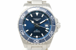 Pre-Owned Longines HydroConquest GMT L3.790.4.96.6