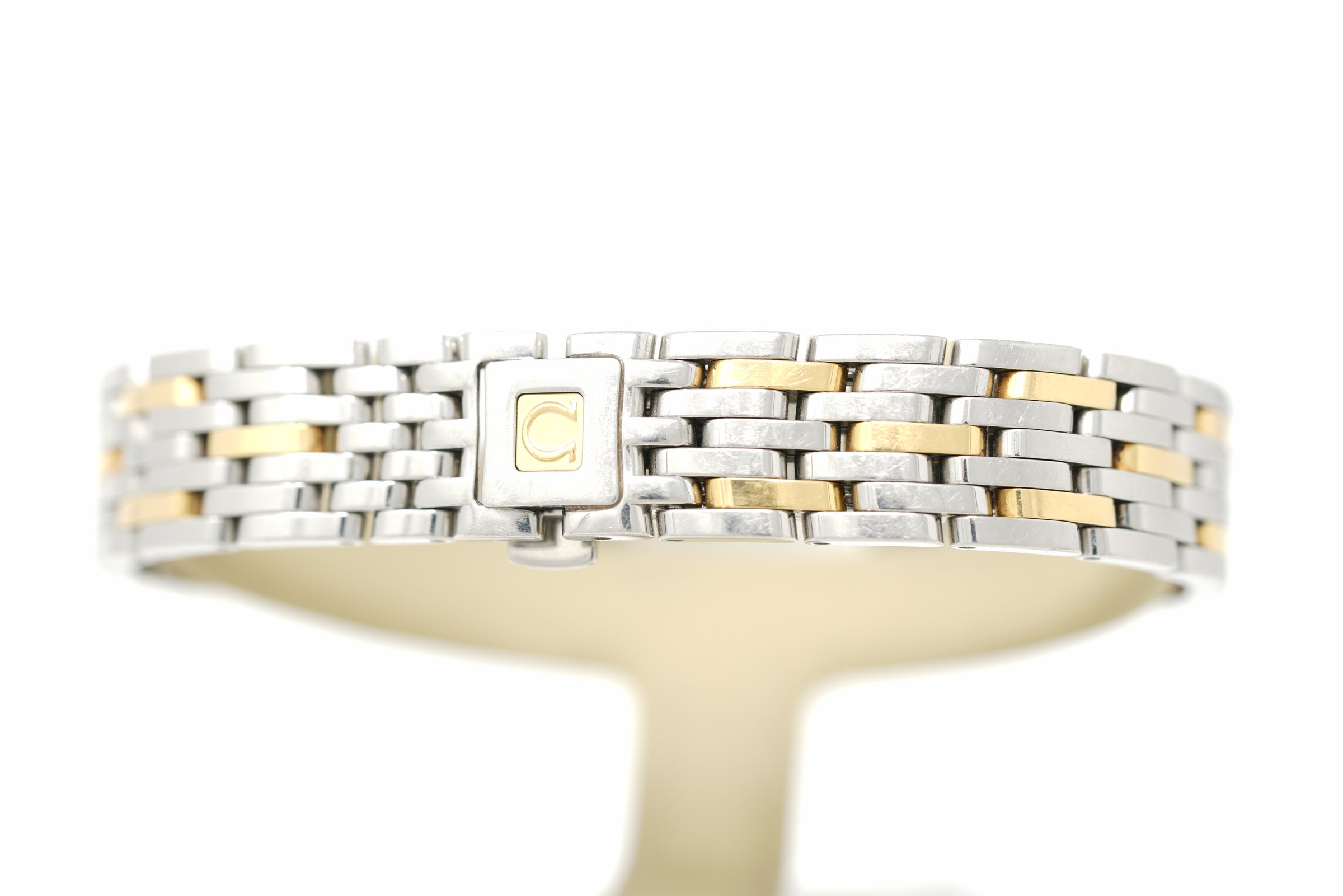 Pre-Owned Omega Prestige De Ville Steel & Yellow Gold 4370.71.00