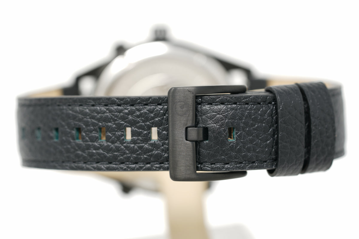 Pre-Owned Islander Rocky Point PVD Analog-Digital Black ISL-331