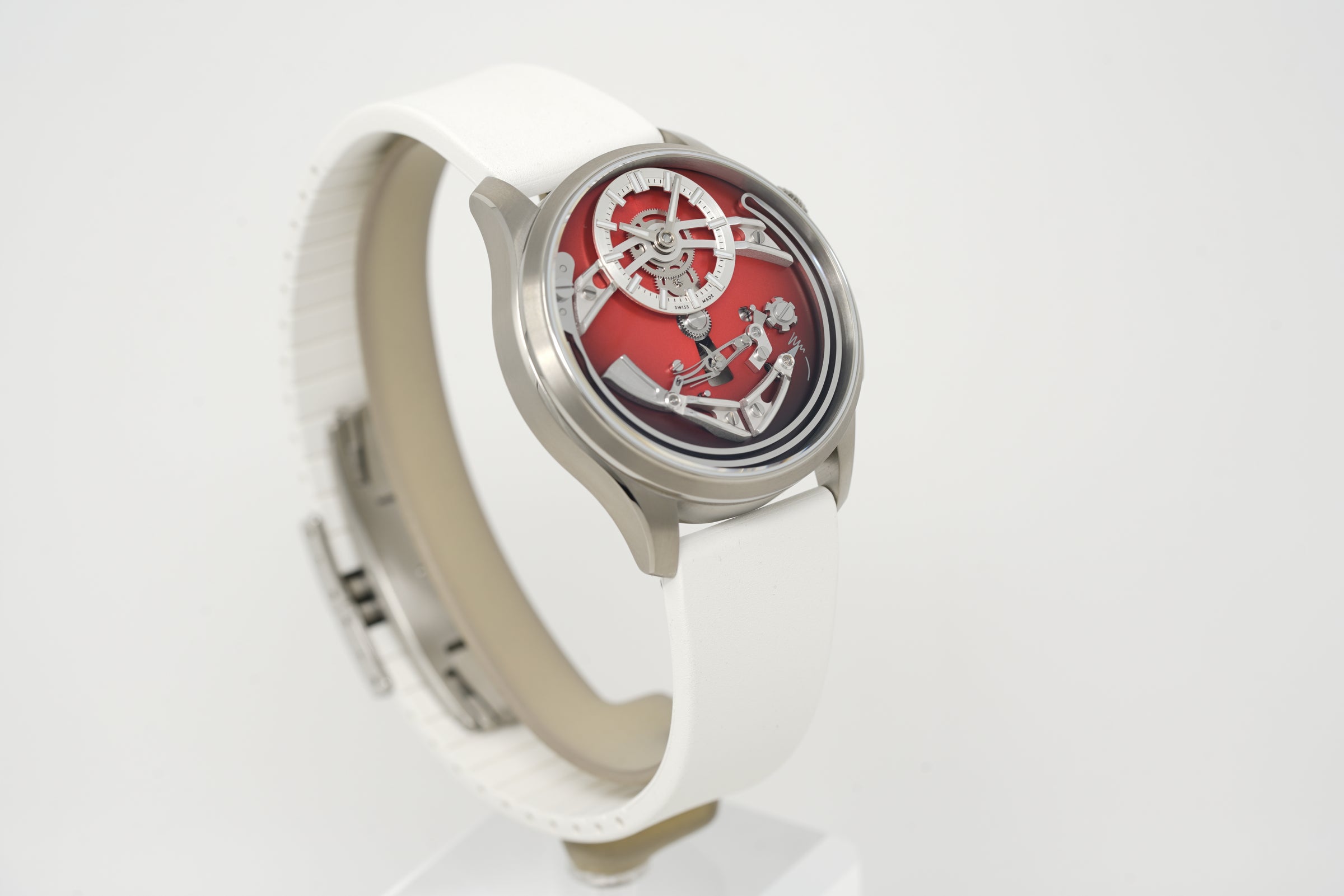 Pre-Owned Christopher Ward C1 Bel Canto 'The Red One' C01-41APT2-T0AM1