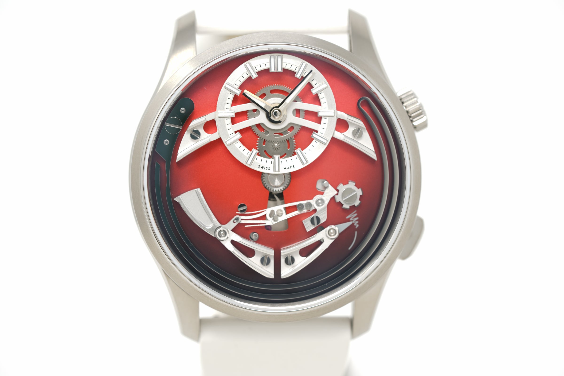 Pre-Owned Christopher Ward C1 Bel Canto 'The Red One' C01-41APT2-T0AM1