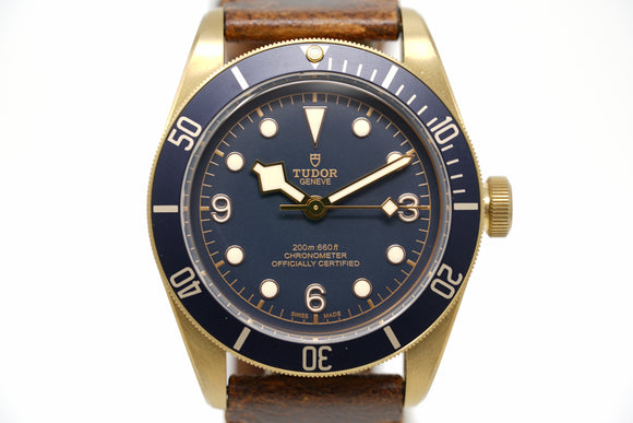 Pre-Owned Tudor Black Bay Bronze Bucherer BLUE M79250BB-0001