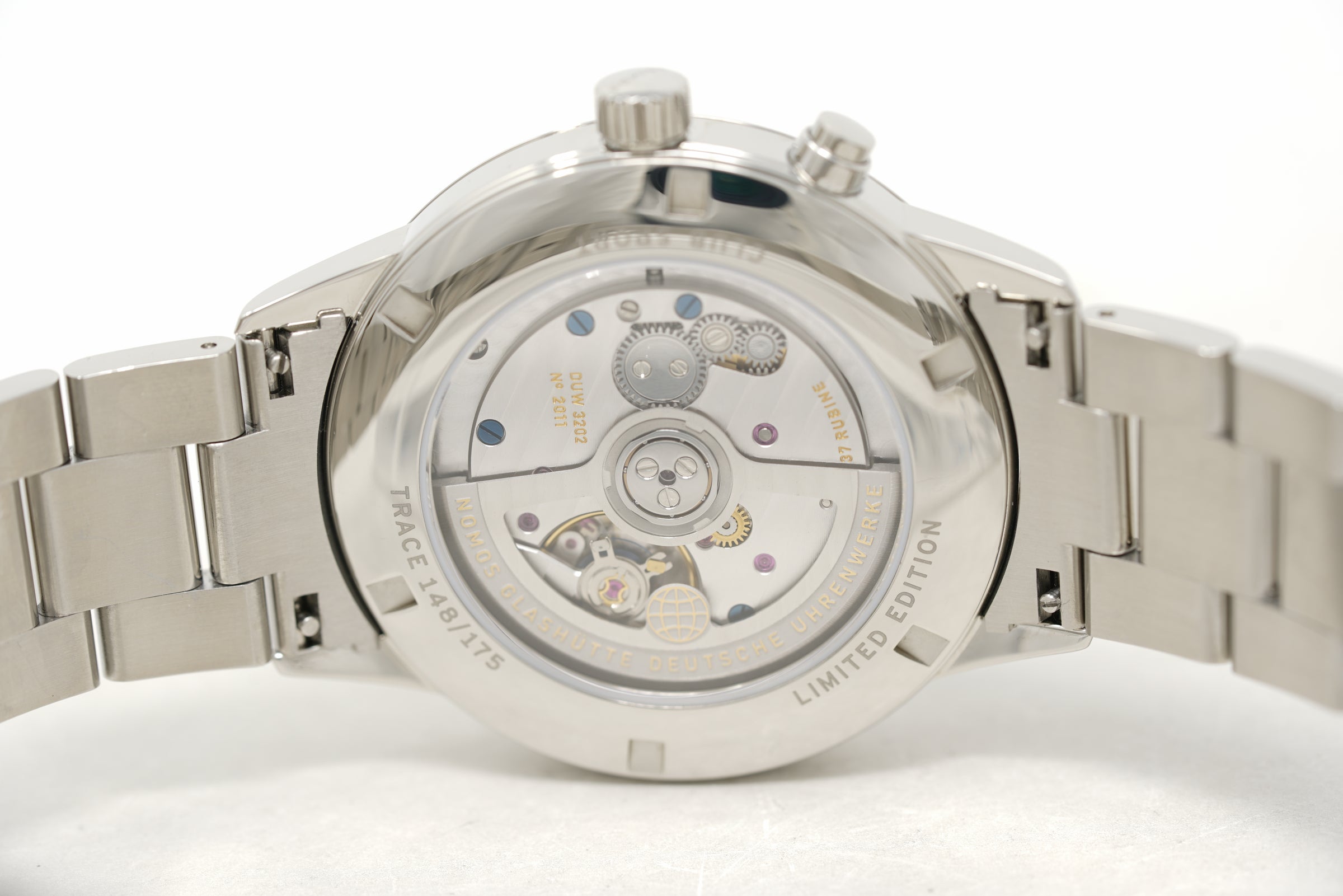 Pre-Owned Nomos Glashütte Club Sport Neomatik Worldtimer Trace 790.S7