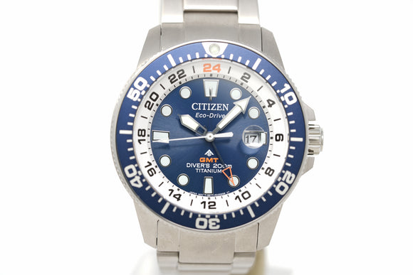 Fashion citizen eco drive gmt diver