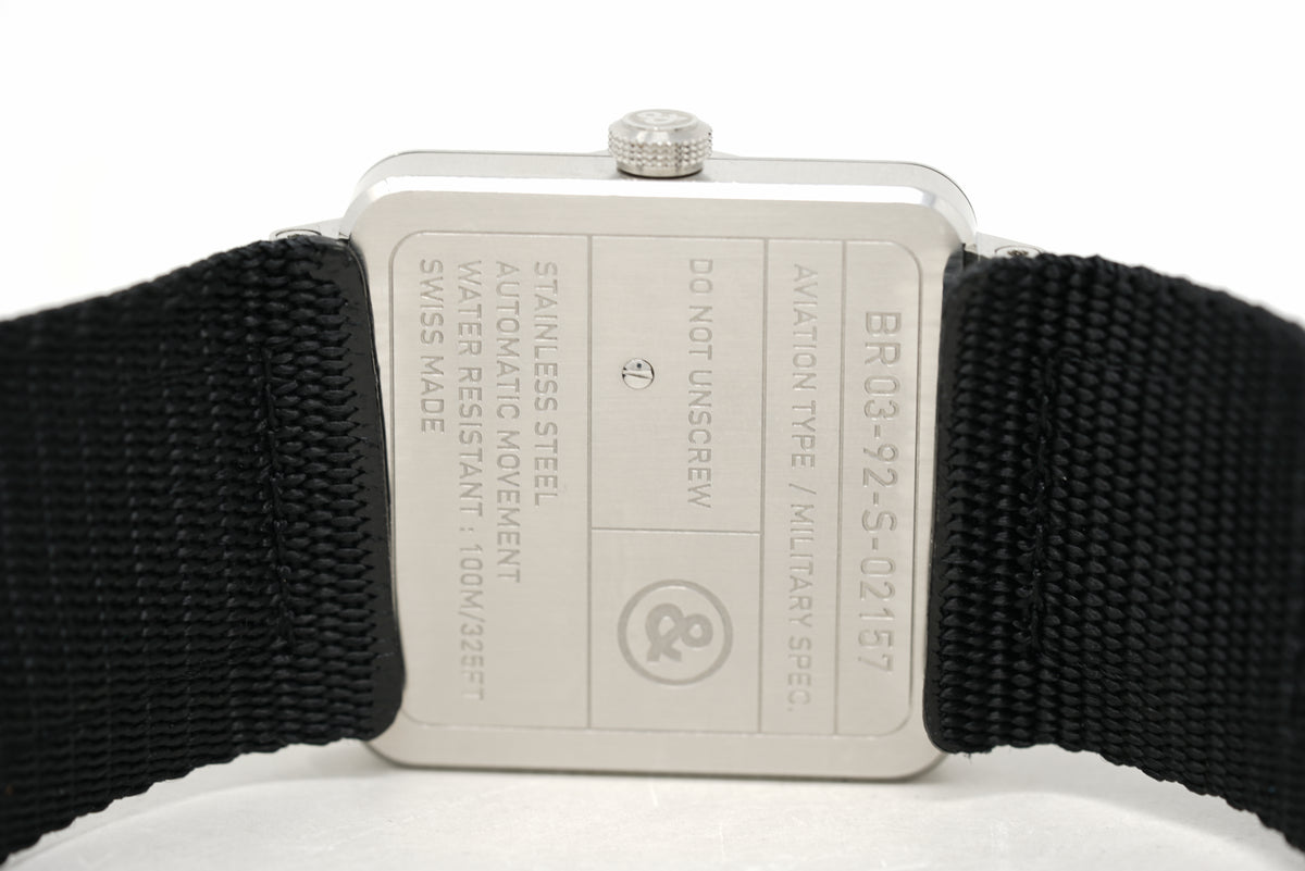 Pre-Owned Bell & Ross BR 03-92 Black Steel BR0392-BLC-ST