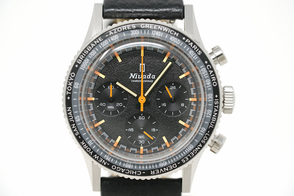 Pre-Owned Nivada Grenchen Chronoking Mecaquartz - Inter.Bezel 87042Q10