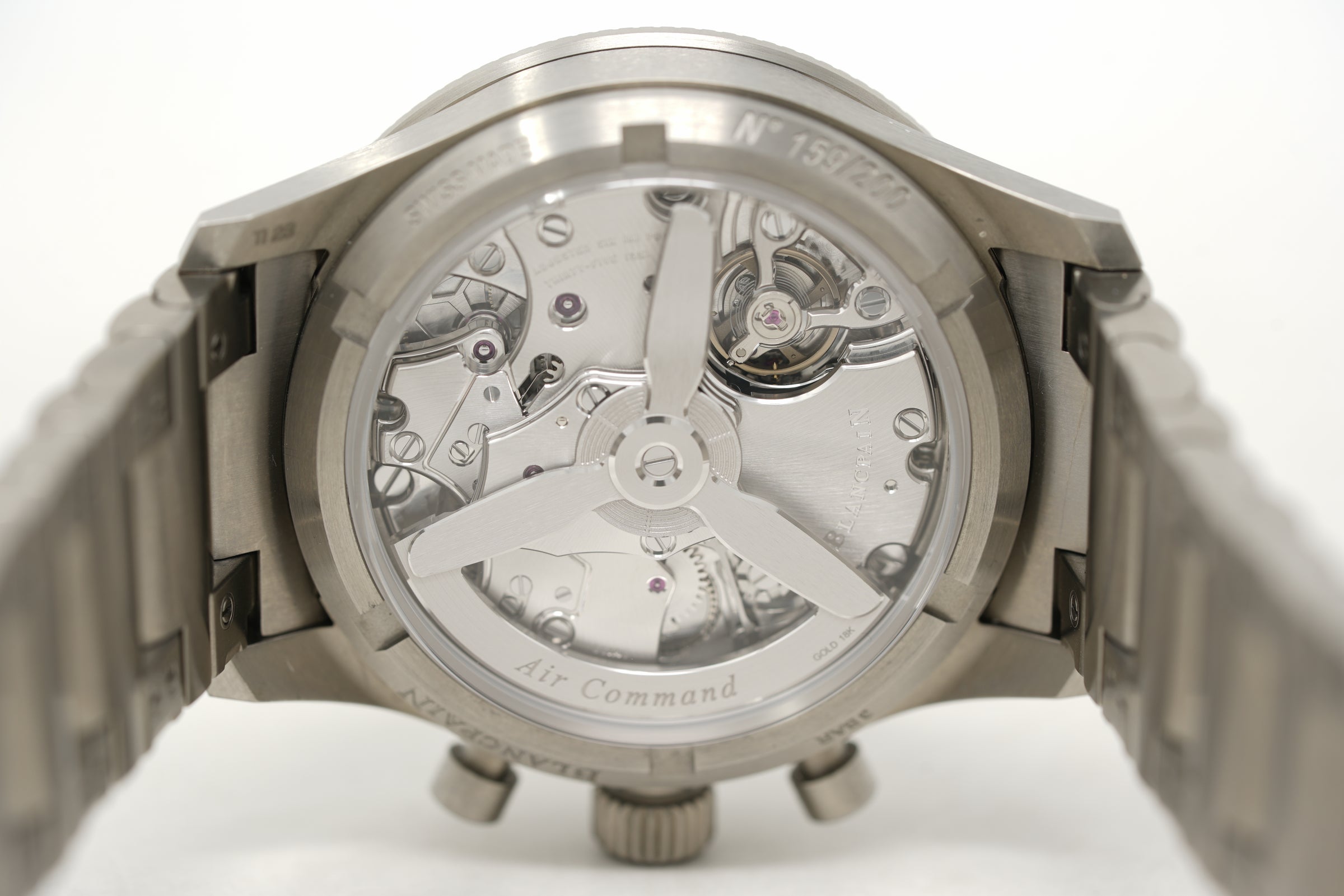 Pre-Owned Blancpain Air Command Flyback Chronograph AC02 12B53 63A