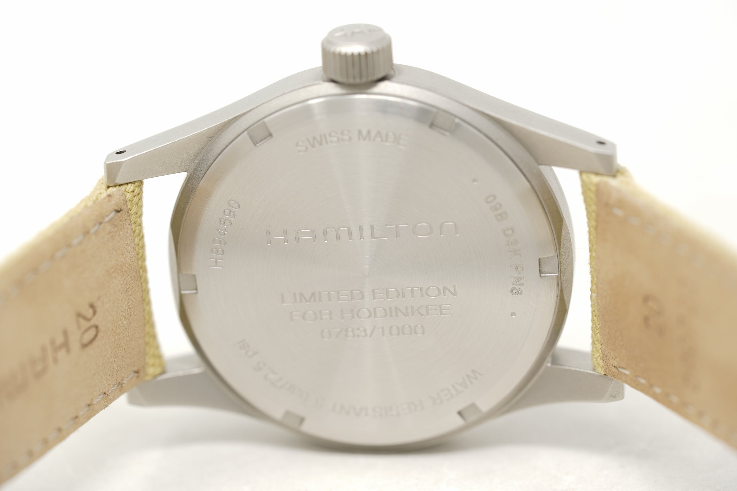 Pre-Owned Hamilton x Hodinkee Khaki Field Limited Edition H89469930