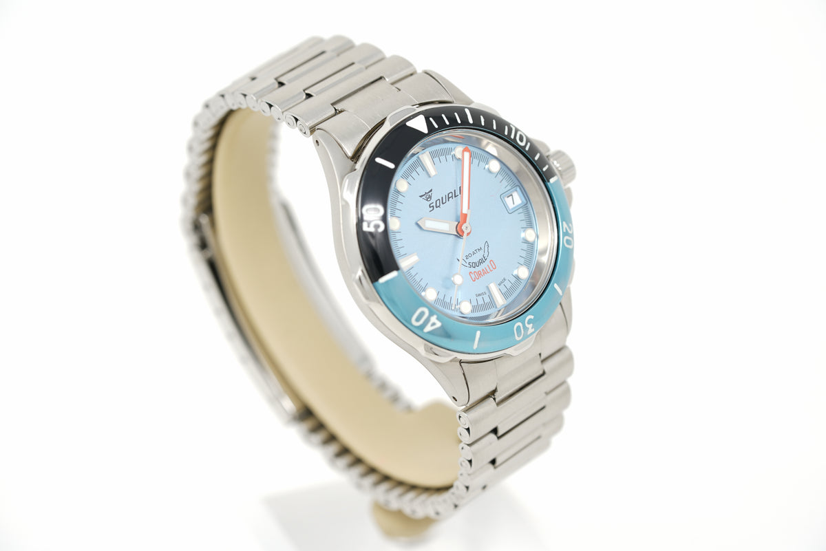 Pre-Owned Squale Corallo NOS 2008 Sky Blue CORALBICLB.AC