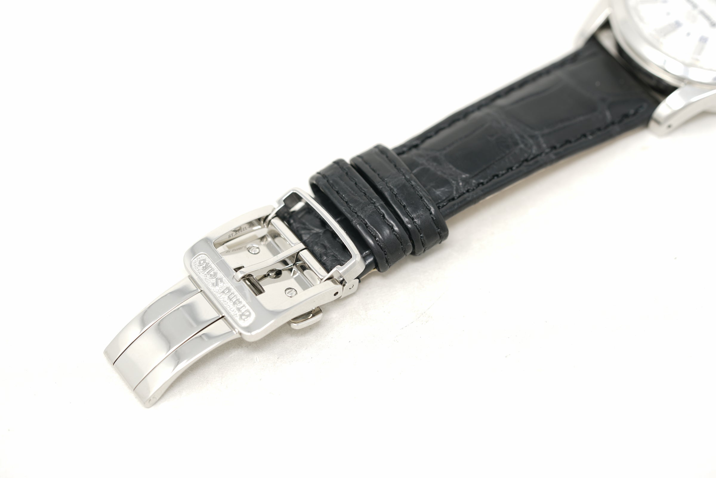 Pre-Owned Grand Seiko Elegance Mechanical GMT 'Snowdrop' SBGM255