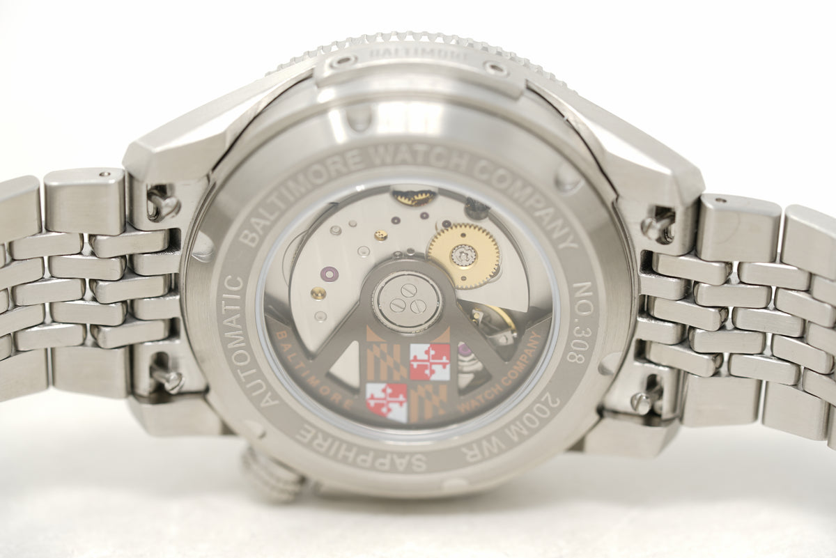 Pre-Owned Tsao Baltimore Steel Torsk-Diver Pro GMT 39 Artic Blue VIP & Showroom Exclusive