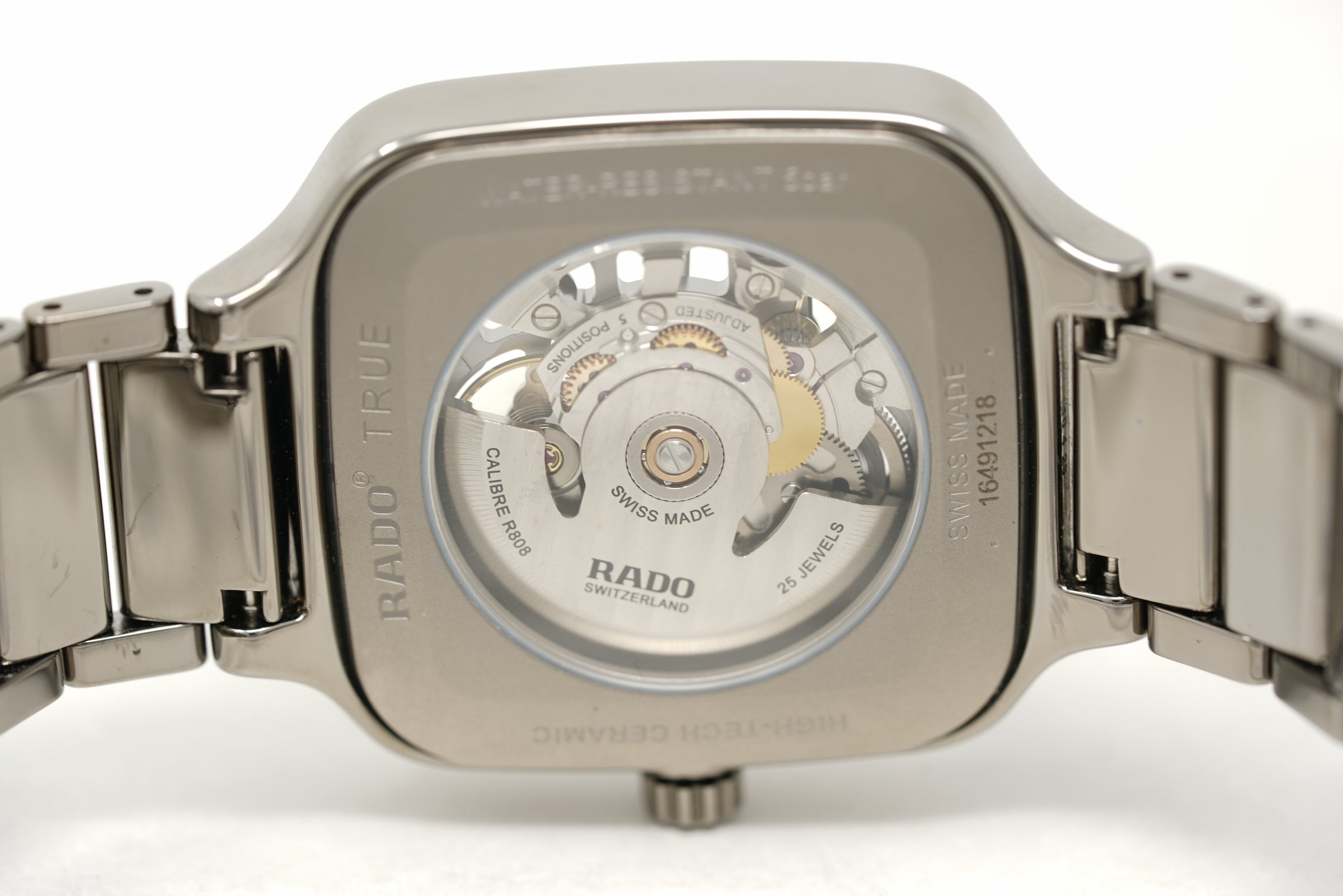 Pre-Owned Rado True Square Automatic Skeleton R27125152