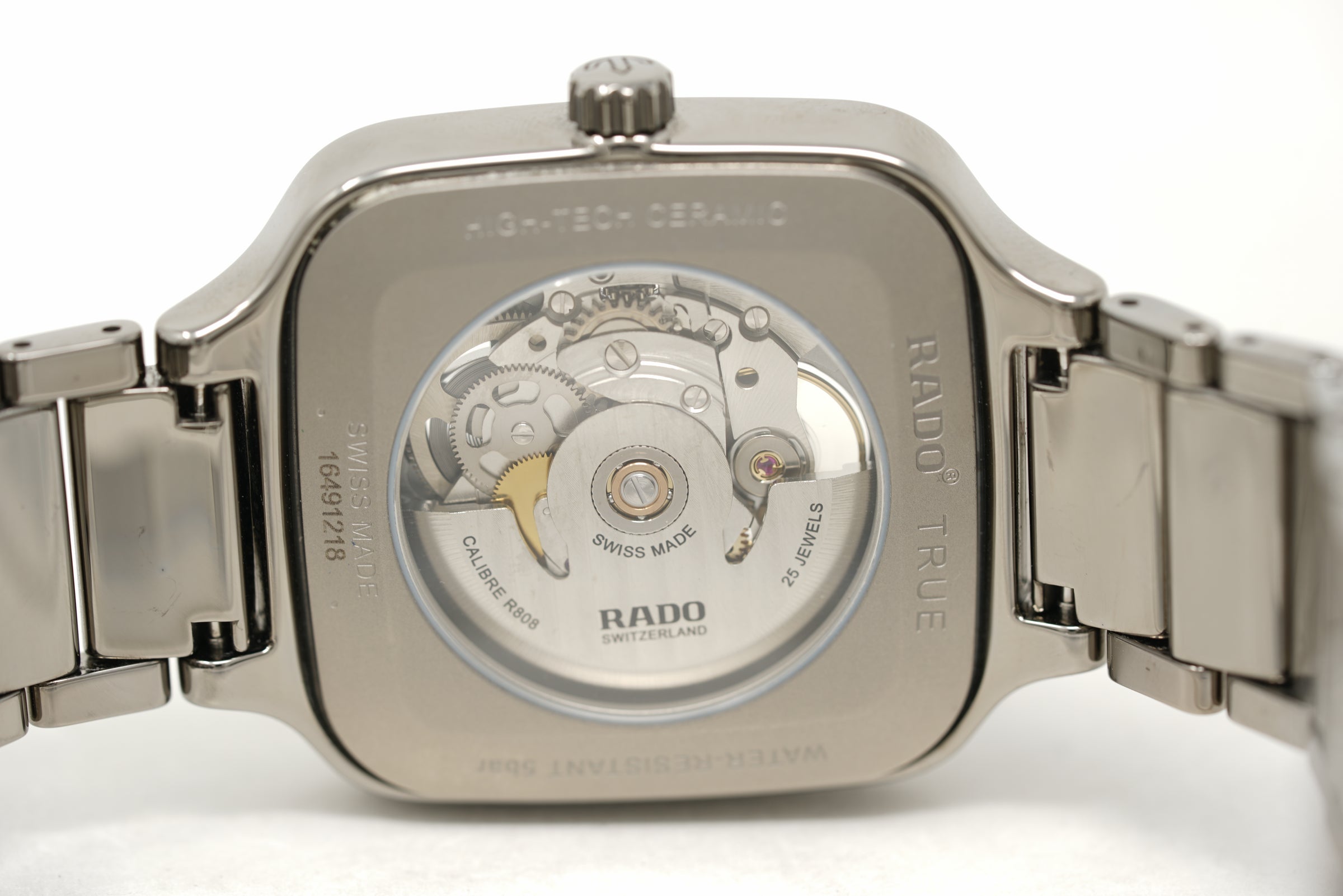 Pre-Owned Rado True Square Automatic Skeleton R27125152