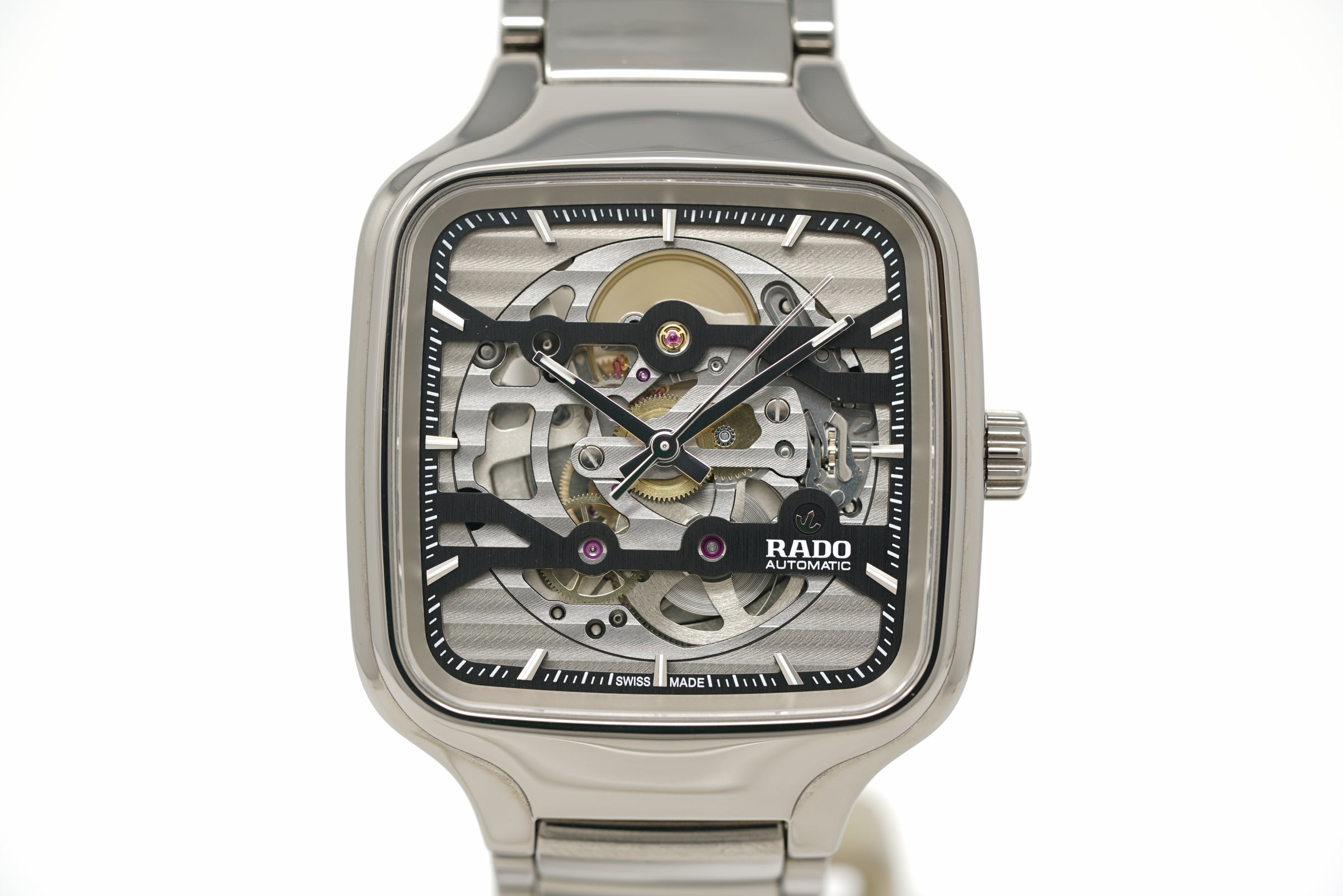Pre-Owned Rado True Square Automatic Skeleton R27125152