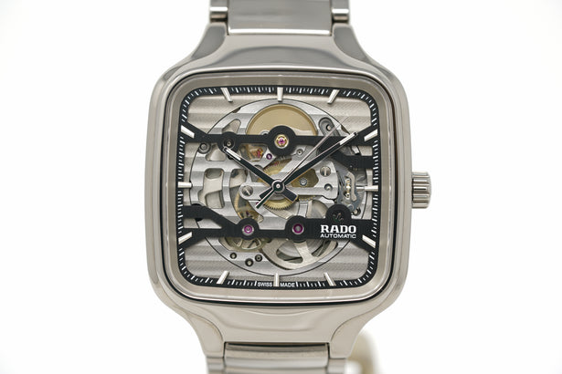 Pre-Owned Rado True Square Automatic Skeleton R27125152