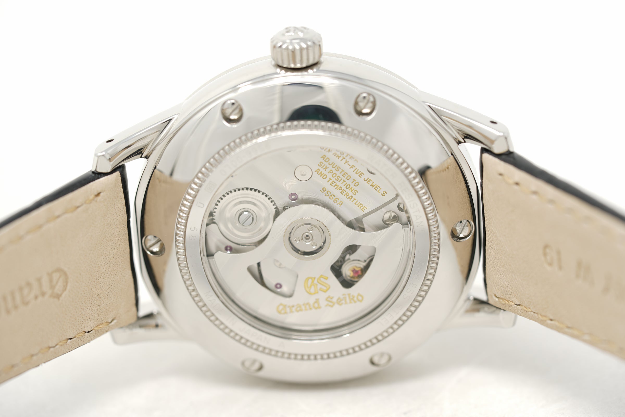 Pre-Owned Grand Seiko Elegance Mechanical GMT 'Snowdrop' SBGM255