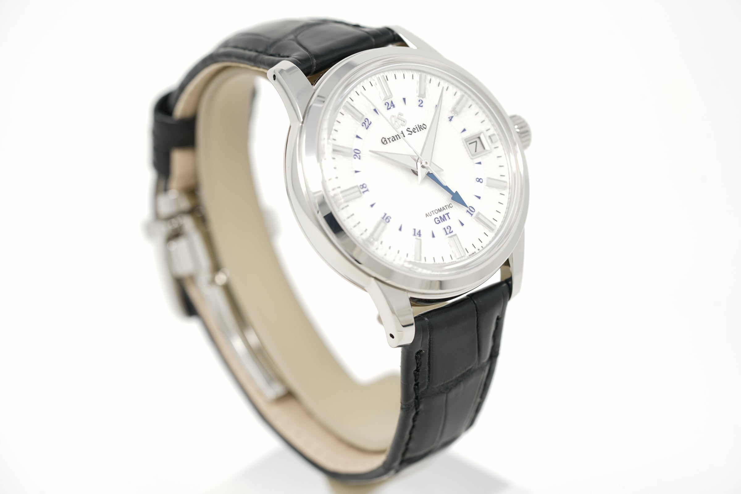 Pre-Owned Grand Seiko Elegance Mechanical GMT 'Snowdrop' SBGM255