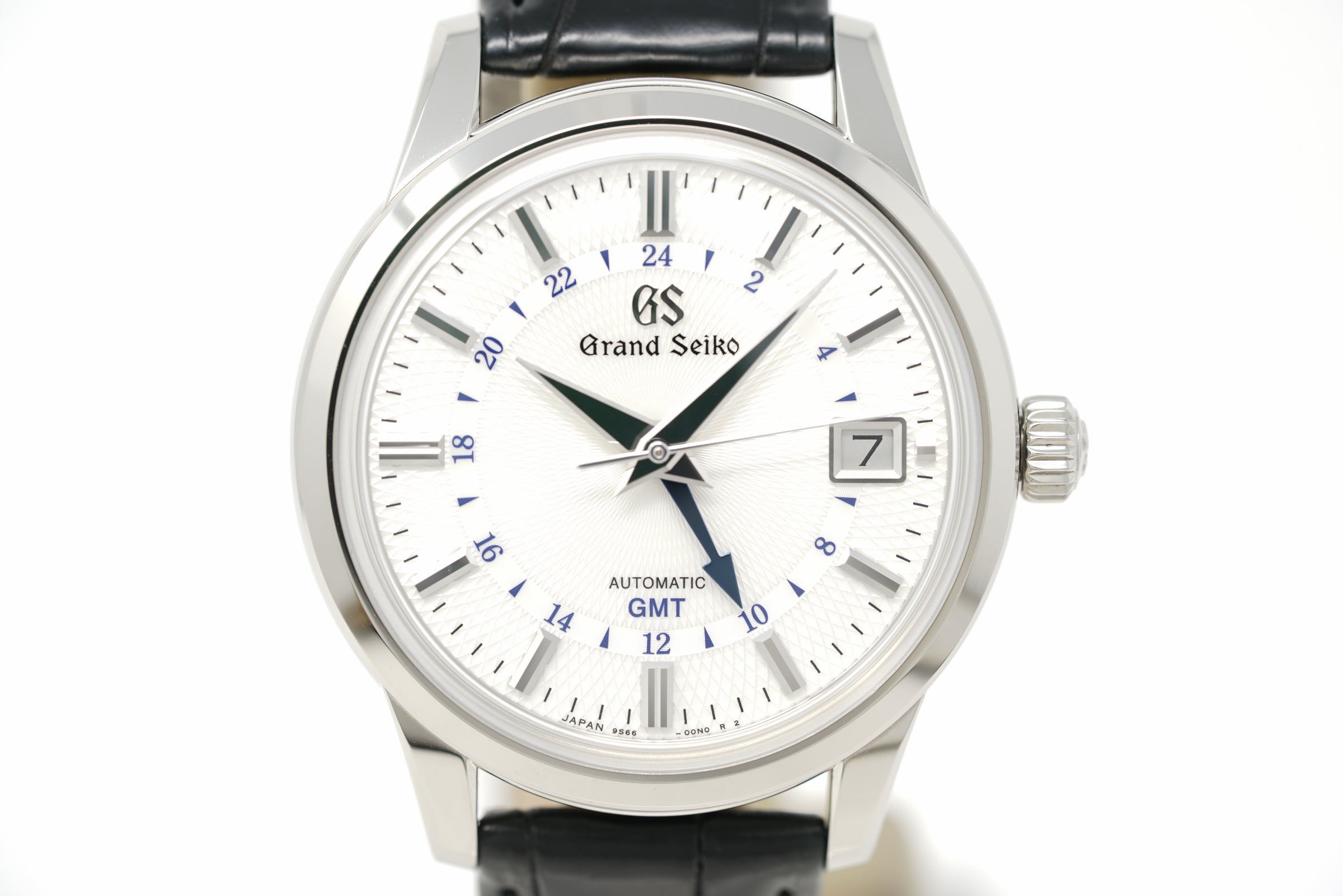 Pre-Owned Grand Seiko Elegance Mechanical GMT 'Snowdrop' SBGM255