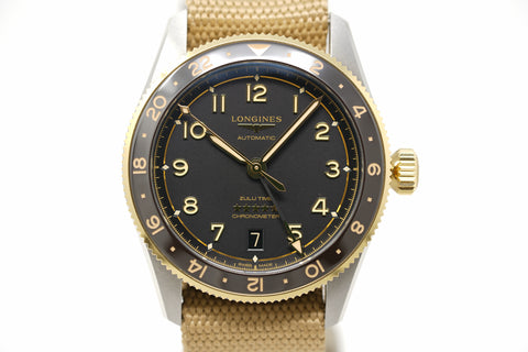 Pre-Owned Longines Spirit Zulu Time L3.802.5.53.9