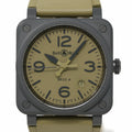 Pre-Owned Bell & Ross BR 03 Military Ceramic BR03A-MIL-CE/SRB