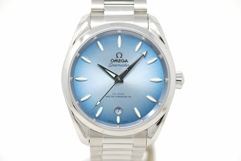 Pre-Owned Omega Seamaster Aqua Terra Summer Blue 220.10.38.20.03.004