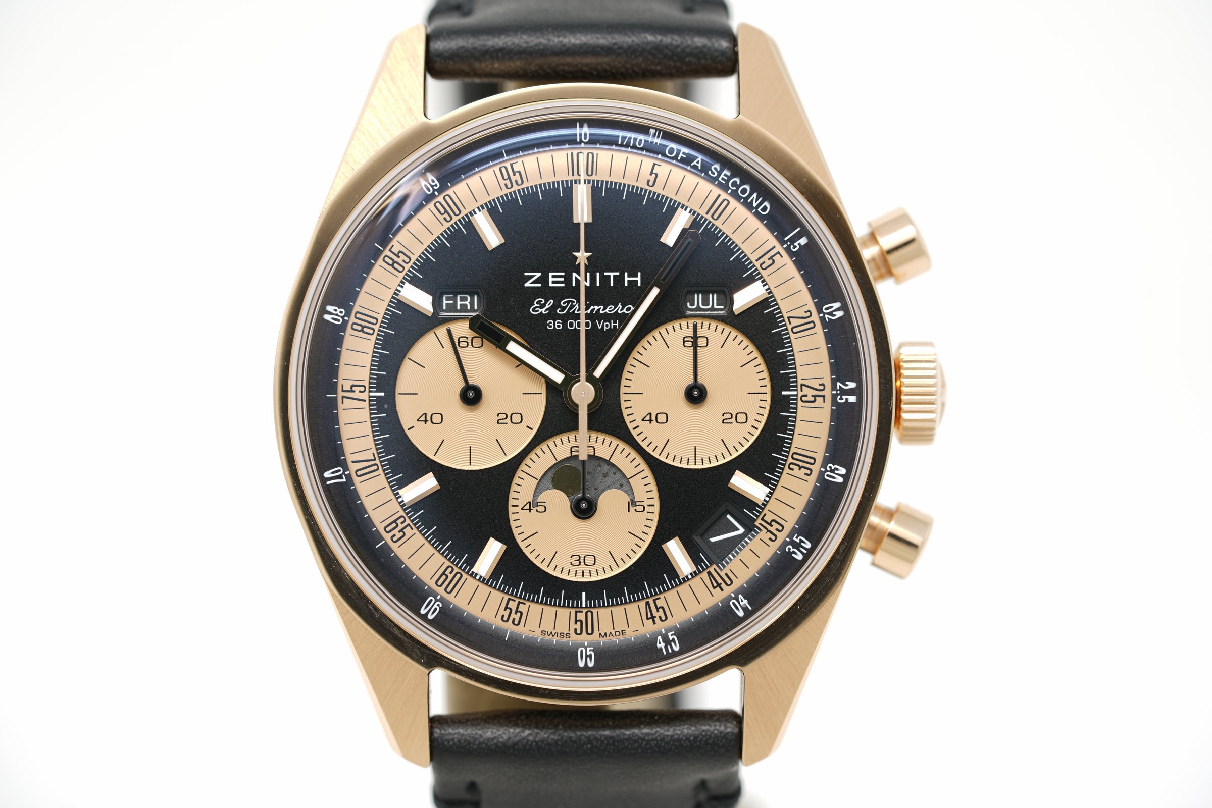 Pre-Owned Zenith Chronomaster Original Triple Calendar 18.3400.3610/21.C911