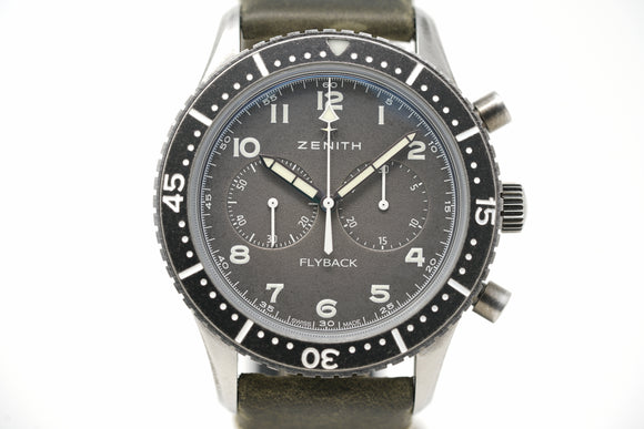 Pre-Owned Zenith Cronometro Tipo CP-2 Flyback 11.2240.405/21.C773
