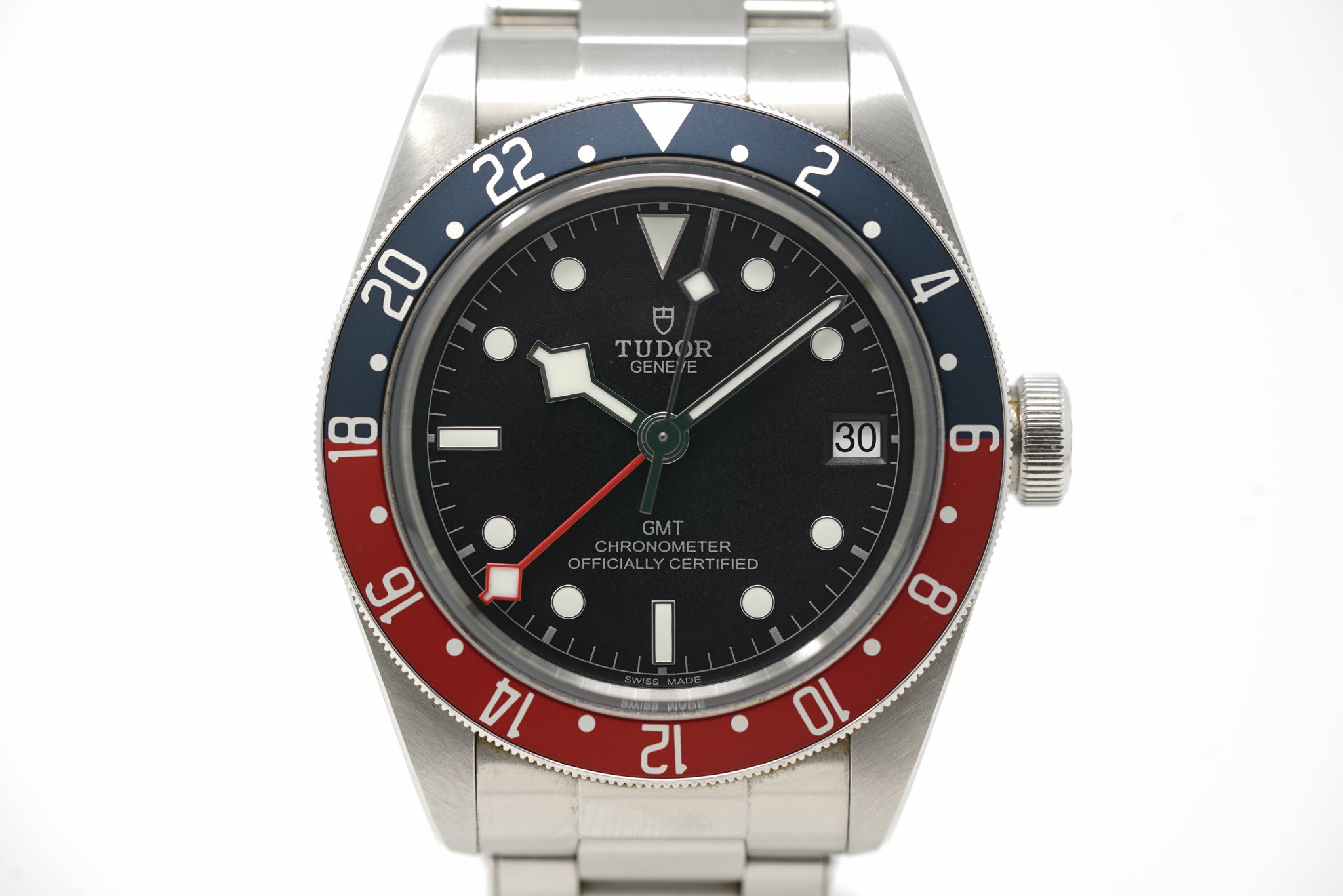 Pre Owned Tudor Black Bay GMT M79830RB 0001 Topper Fine Jewelers