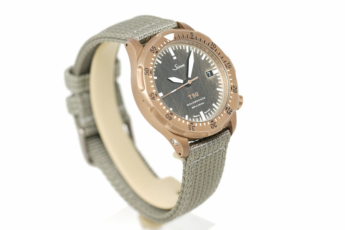 Pre-Owned Sinn T50 Goldbronze Limited Edition 1052.061