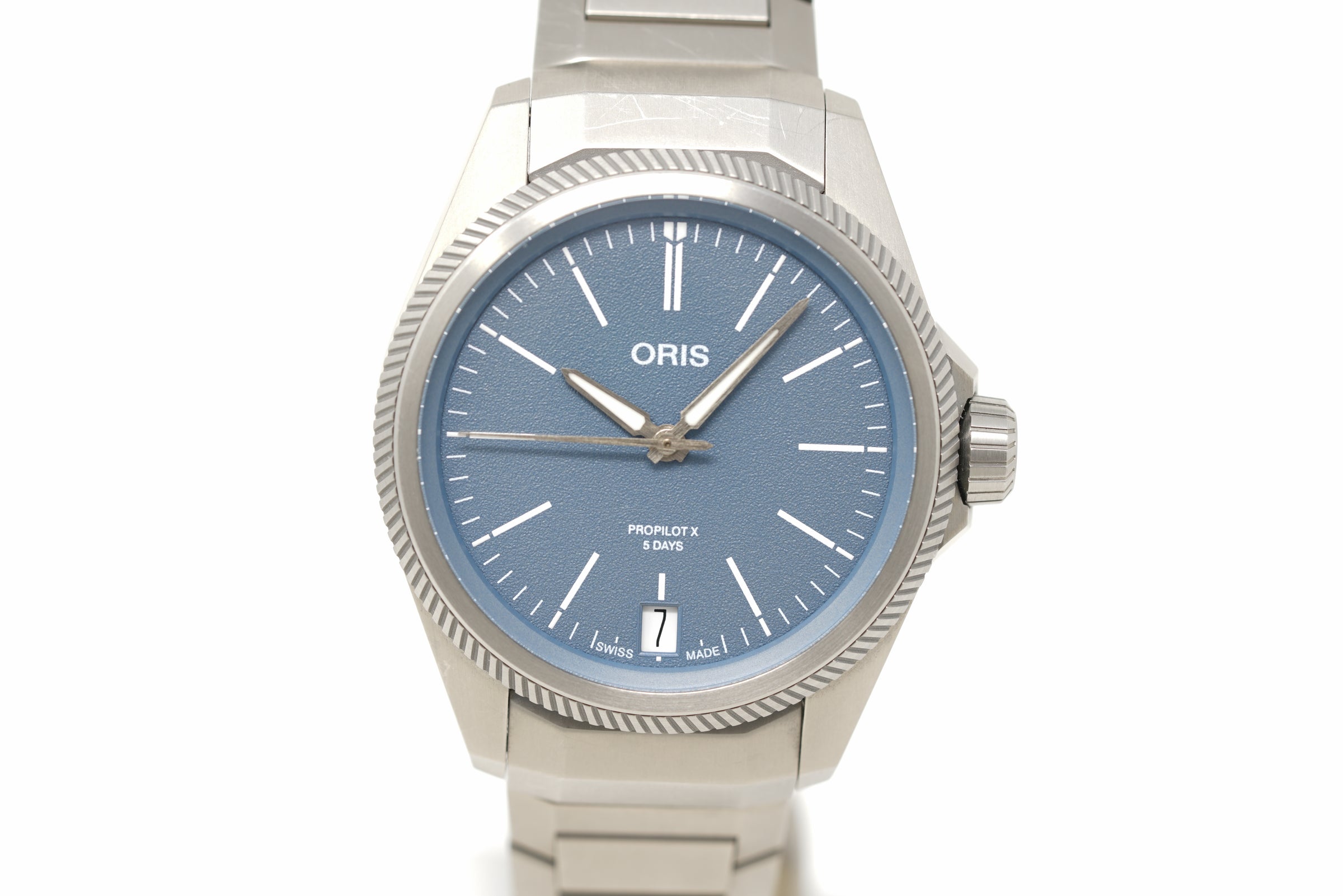 Pre-Owned Oris Propilot X Calibre 400 01 400 7778 7155-07 7 20 01TLC