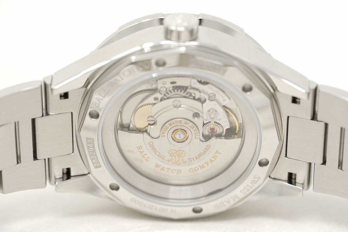 Pre-Owned Ball Roadmaster Challenger Moonphase DM3150B-S13J-BK