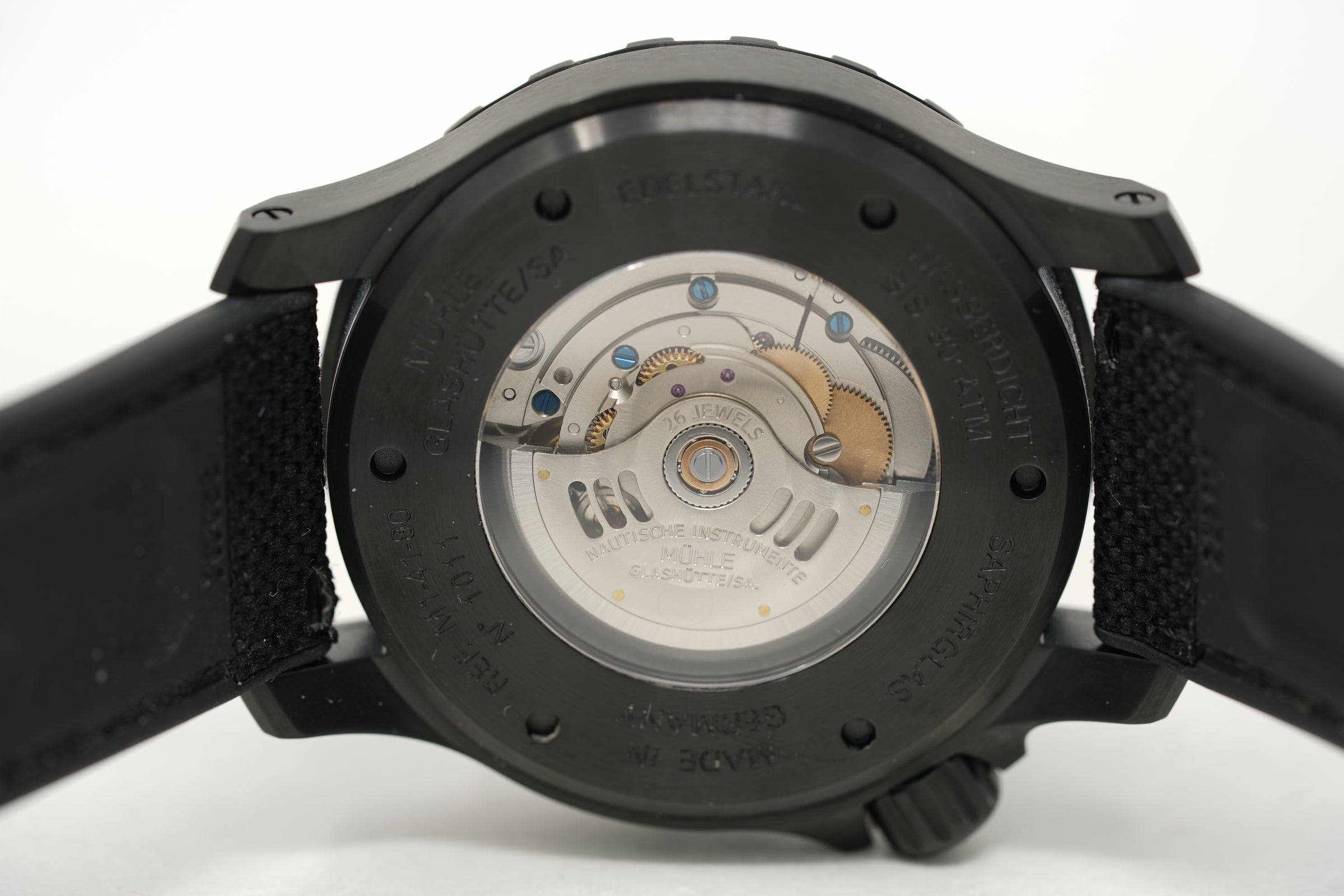 Pre-Owned Mühle Glashütte Sea-Timer BlackMotion M1-41-83-NB