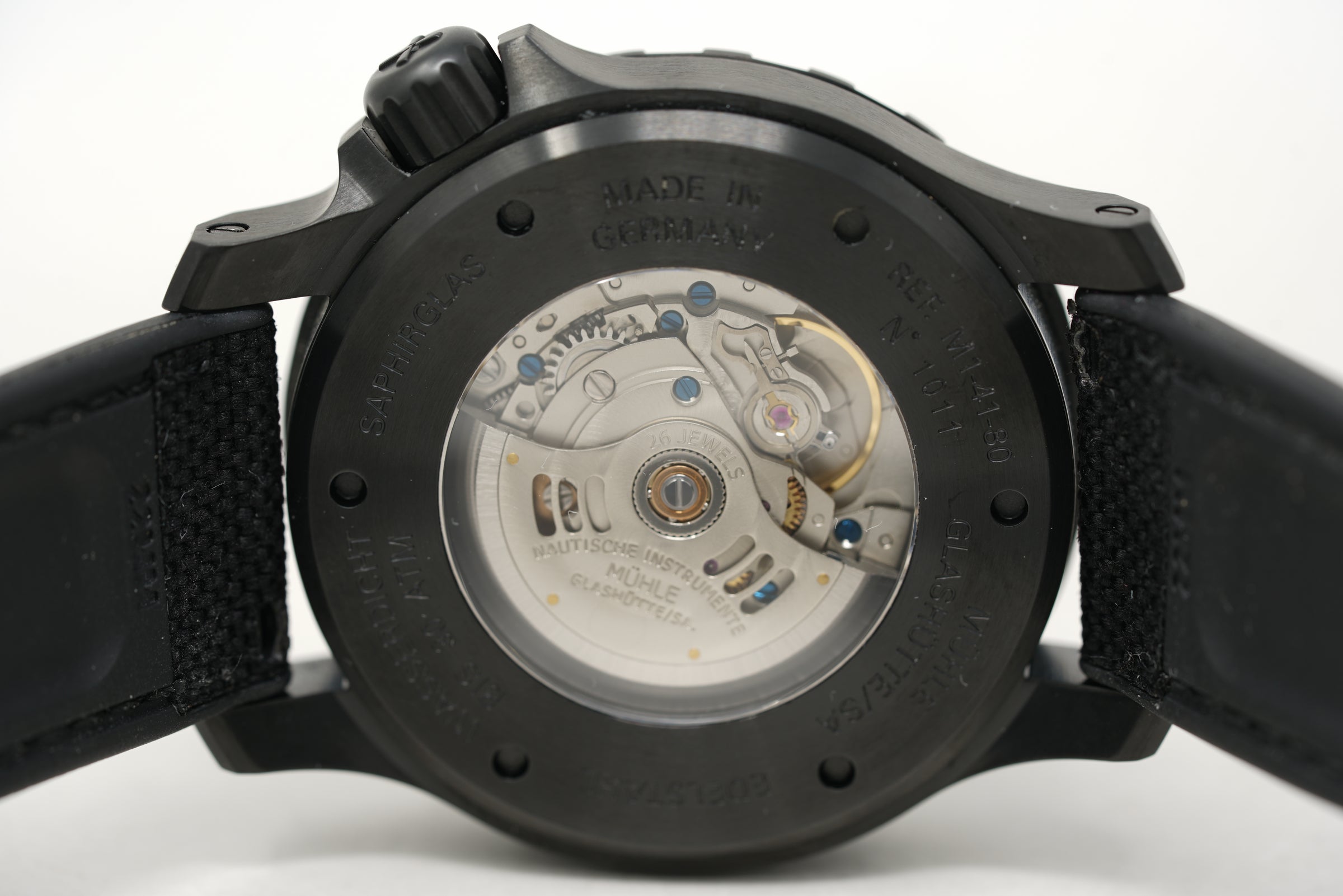 Pre-Owned Mühle Glashütte Sea-Timer BlackMotion M1-41-83-NB
