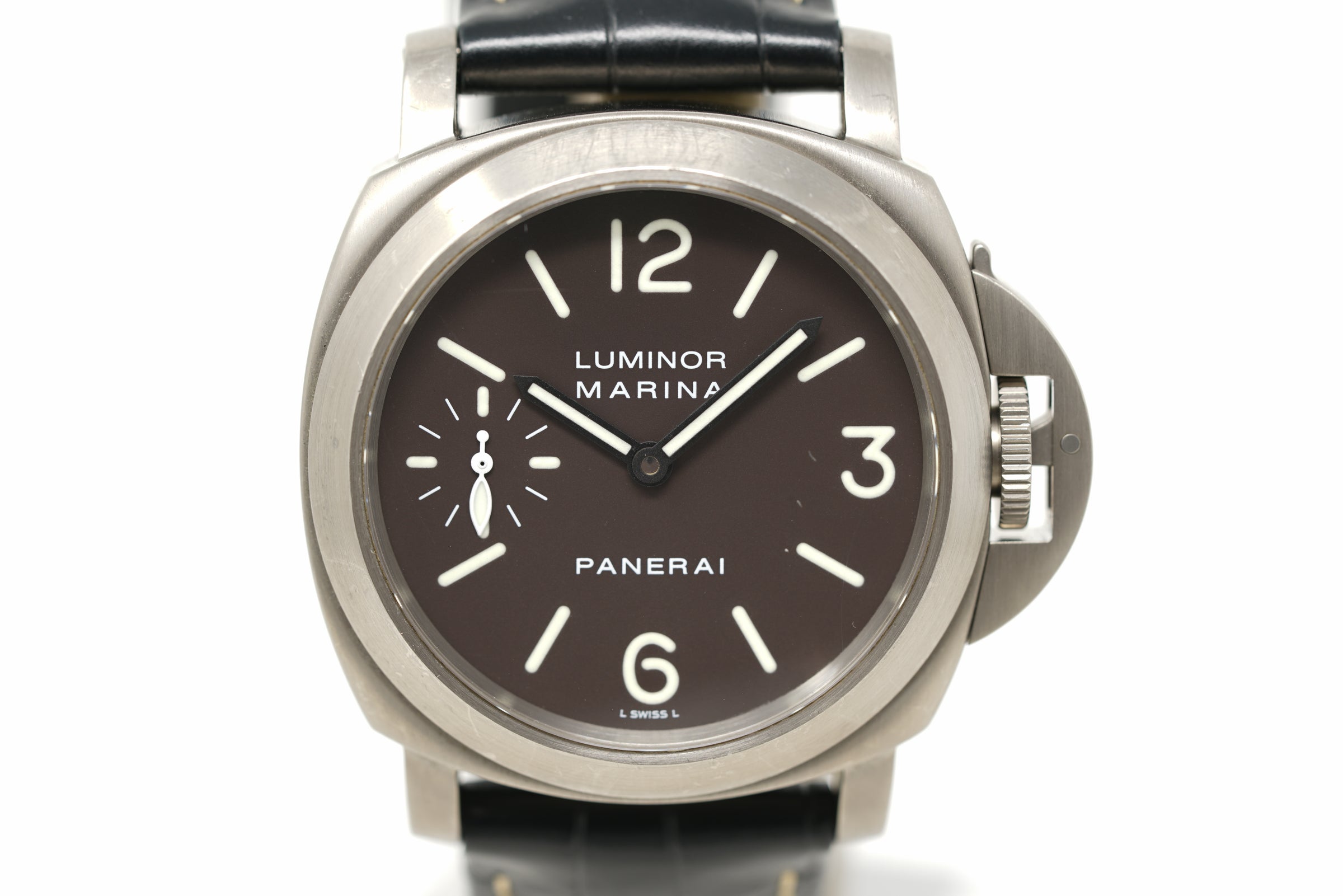 Pre-Owned Panerai Luminor Marina Titanium PAM00061 D Series