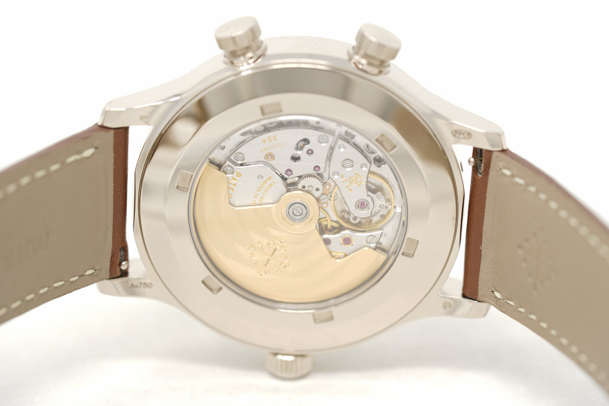 Pre-Owned Patek Philippe Calatrava Pilot Travel Time 5524G-001