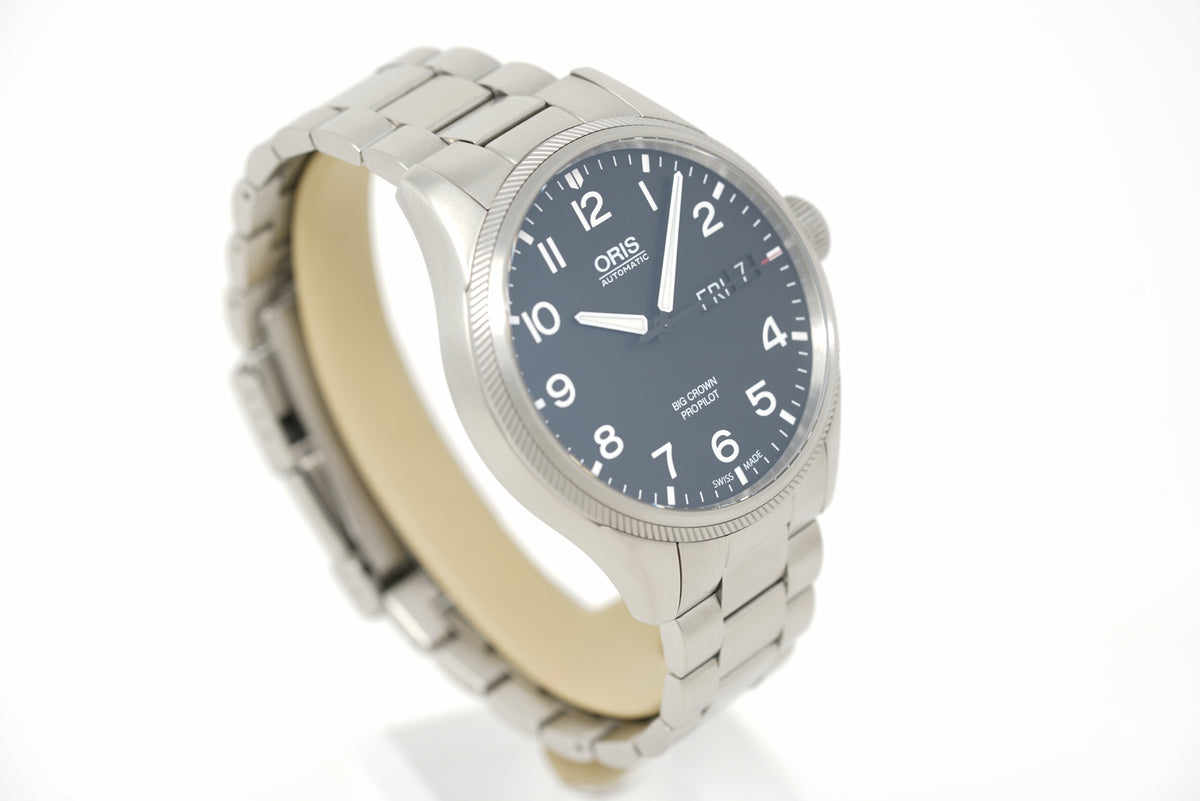 Pre-Owned Oris Big Crown ProPilot Big Day Date 01 752 7698 4164-07 8 22 19