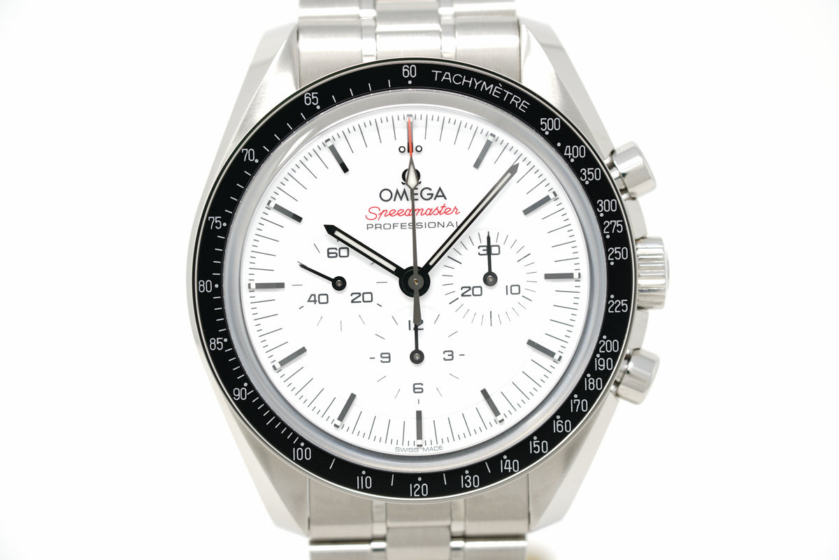 Pre-Owned Omega Moonwatch Professional Speedmaster White Dial 310.30.42.50.04.001