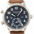 Pre-Owned Patek Philippe Calatrava Pilot Travel Time 5524G-001
