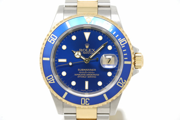 Pre-Owned Rolex Submariner 16613 D Serial