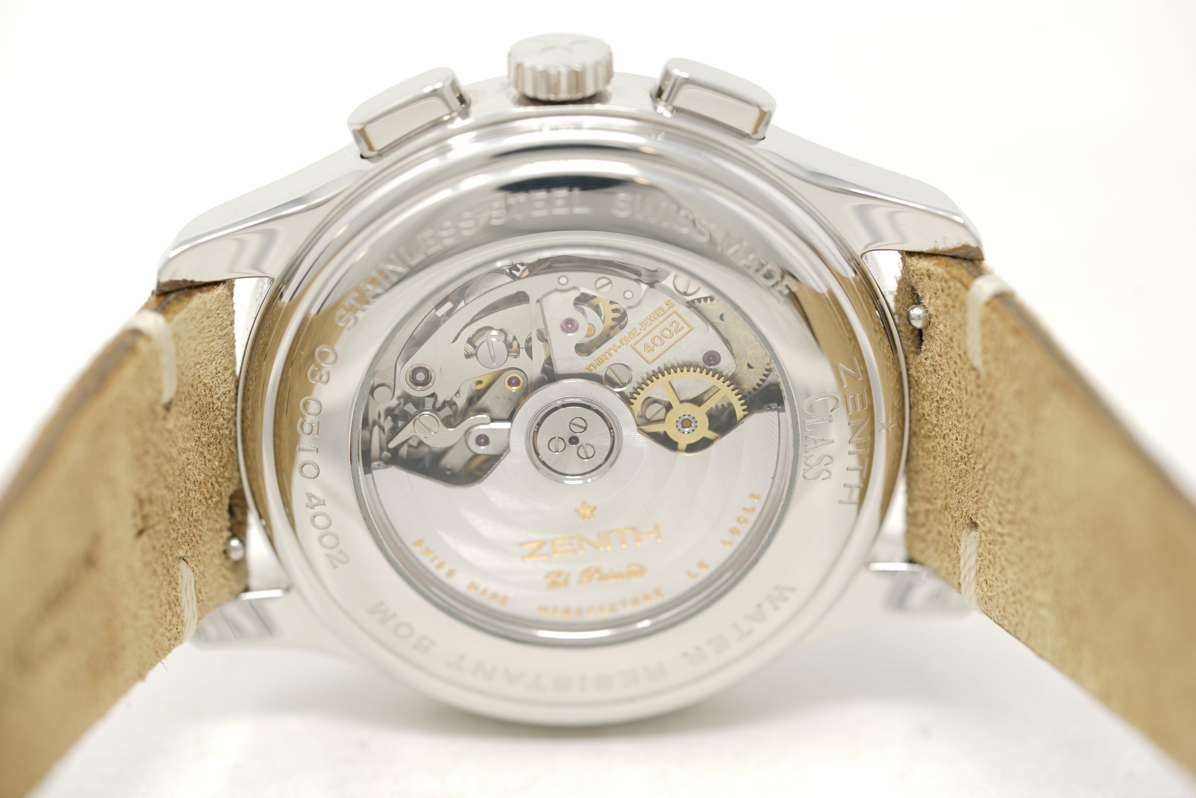 Pre-Owned Zenith Class T El Primero Black Chrono 03.0510.4002/21.C492