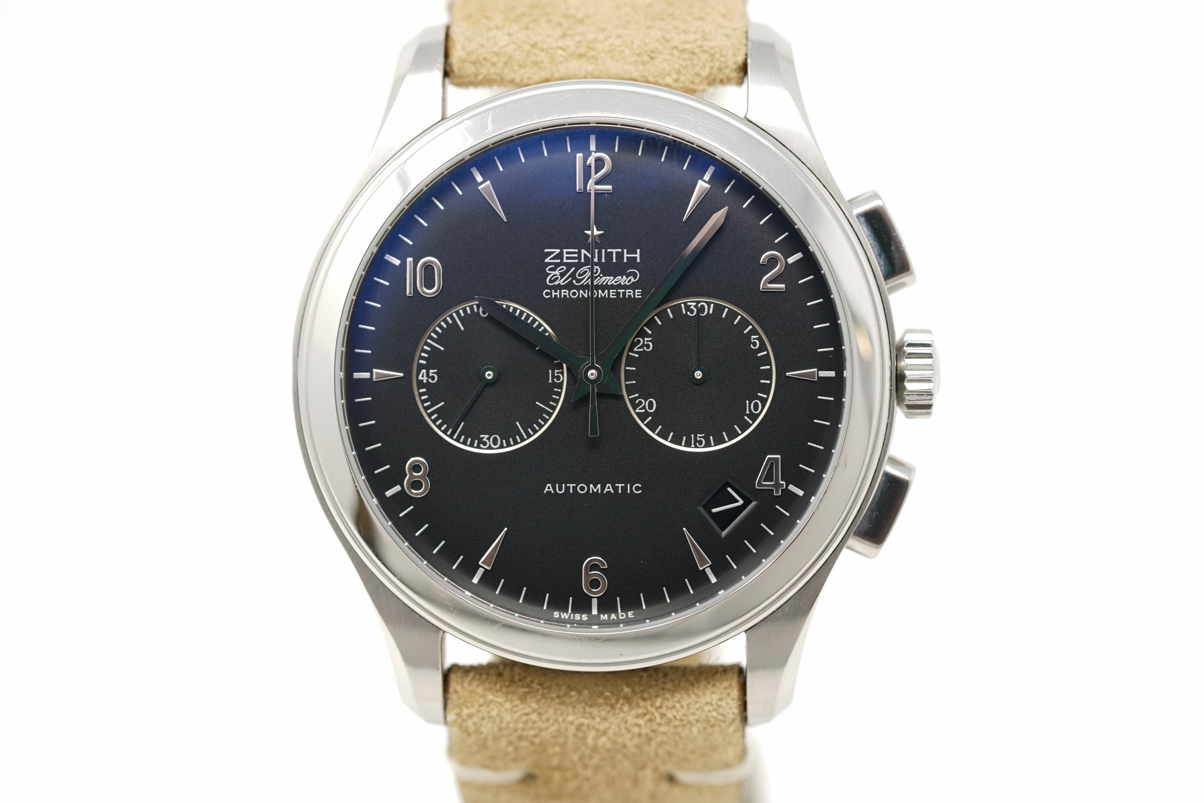 Pre-Owned Zenith Class T El Primero Black Chrono 03.0510.4002/21.C492