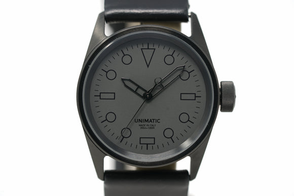 Pre-Owned Unimatic Modello Cinque 'Blacked Out' Limited Edition U5S-AN