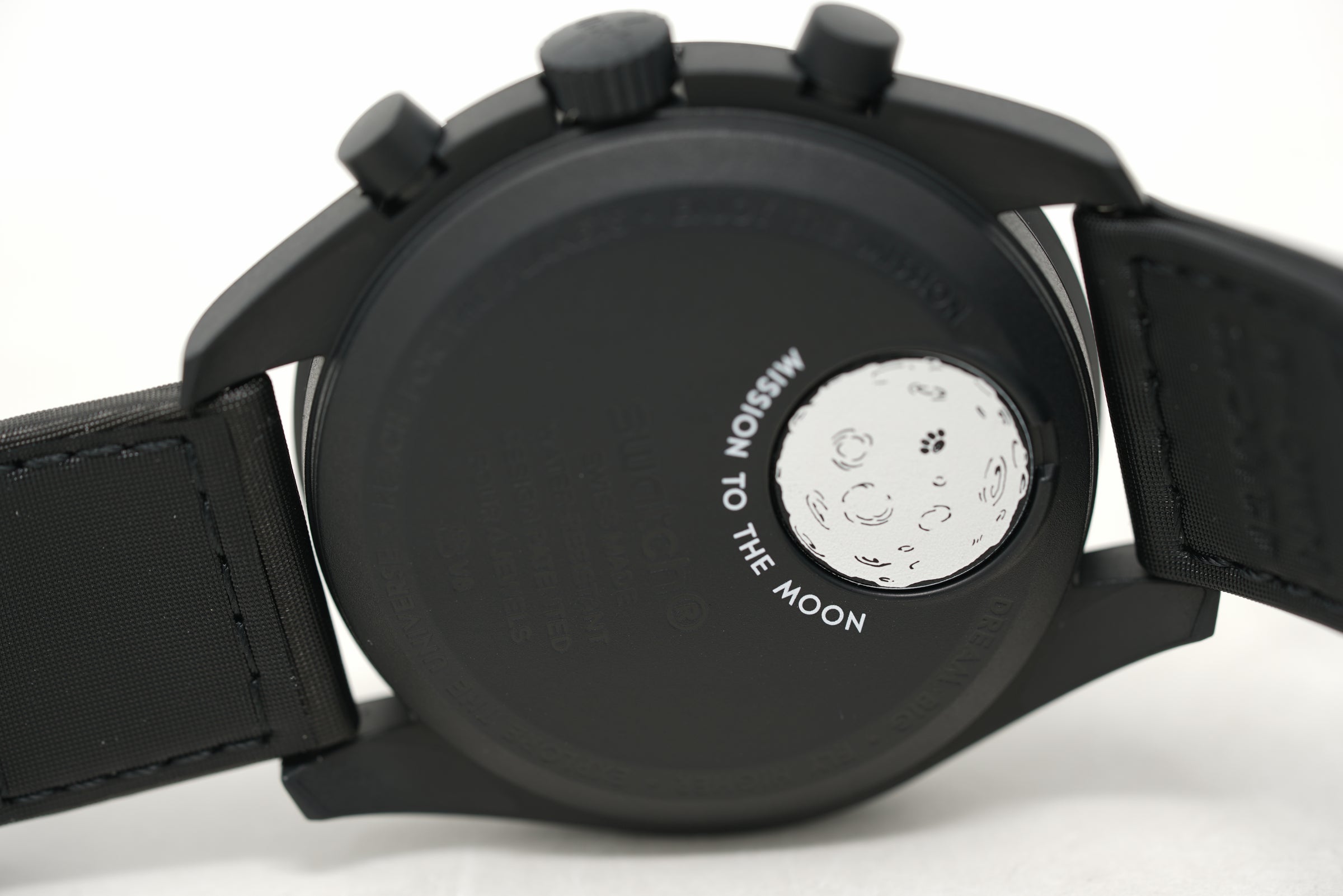 Pre-Owned Swatch x Omega MoonSwatch Mission to the Moonphase 'New Moon' SO33B700