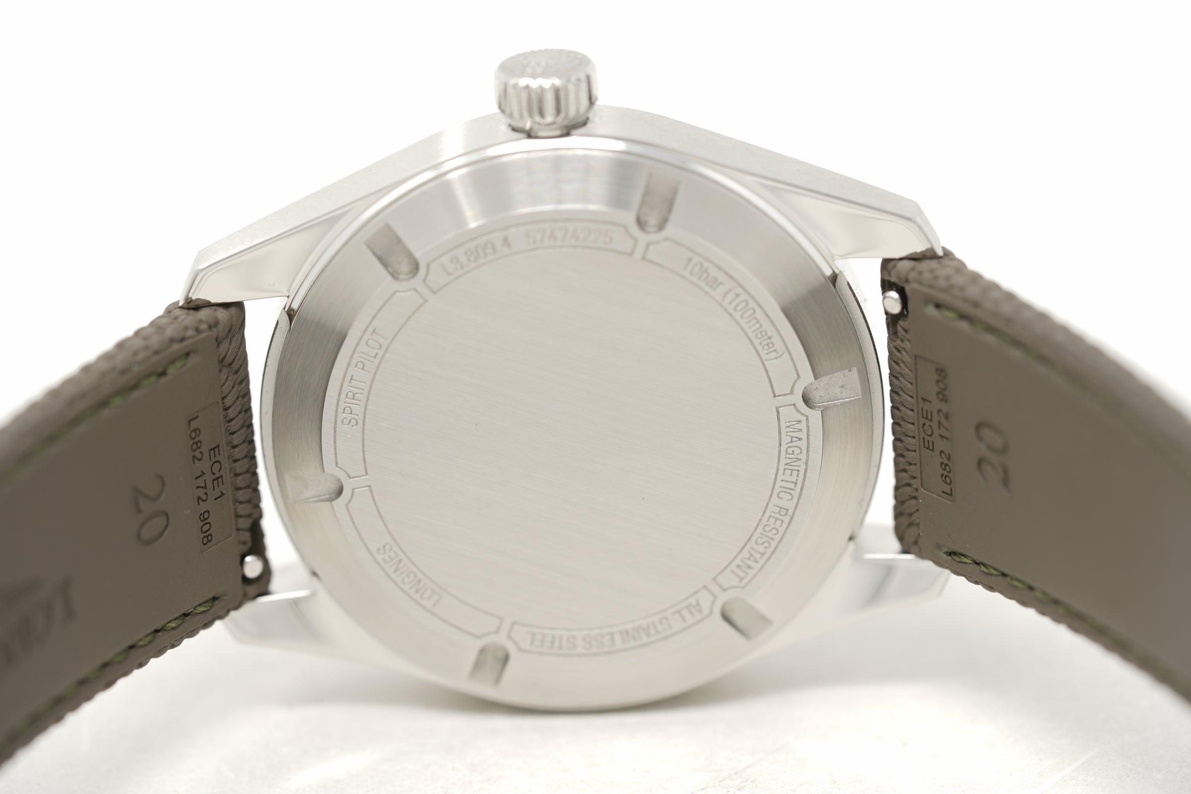 Pre-Owned Longines Spirit Pilot 39mm L3.809.4.53.9