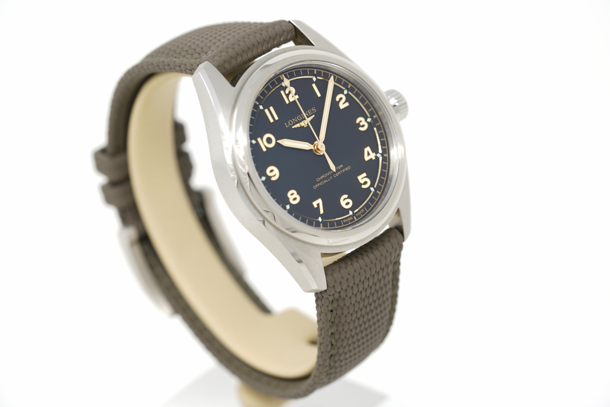 Pre-Owned Longines Spirit Pilot 39mm L3.809.4.53.9
