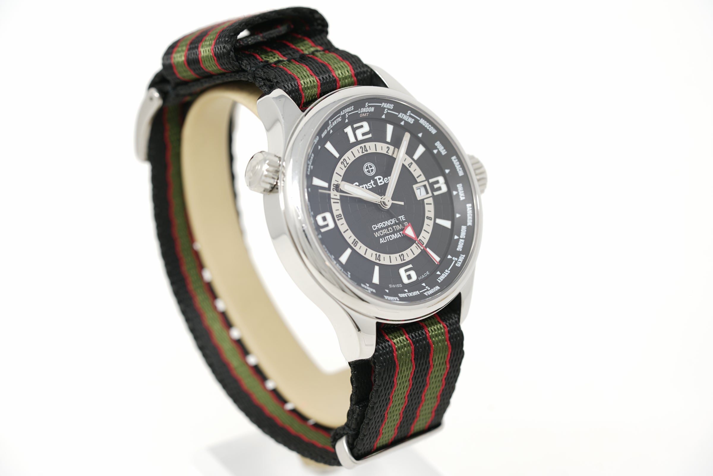 Pre-Owned Ernst Benz Chronoflite World Timer GMT GC10851